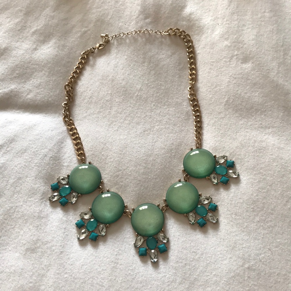 NWOT Francescas Blue Statement Necklace